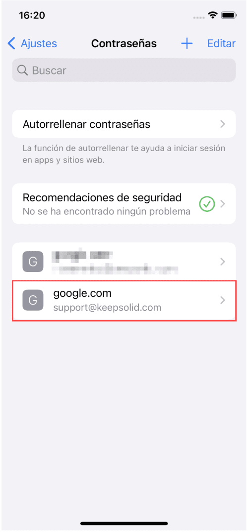 Cómo cambiar la contraseña de correo electrónico en iPhone